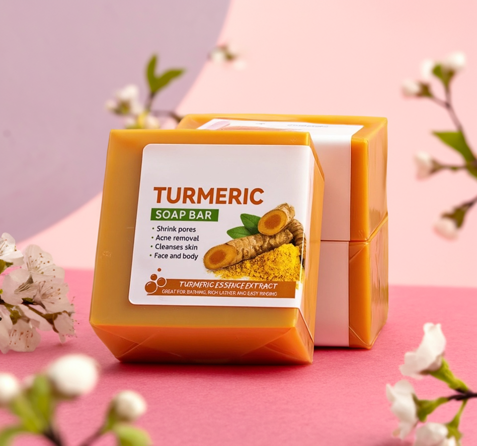Savon au Curcuma Fait à la Main