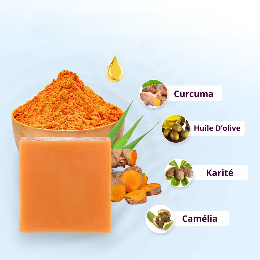 Savon au Curcuma Coréen